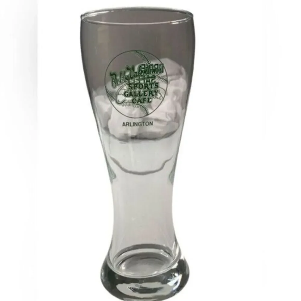 EUC Bobby Valentine Sports Gallery Cafe Beer Glass - Arlington TX Sports Bar